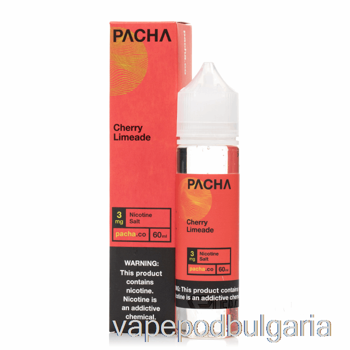 Vape Течности Cherry Limeade - Pacha - 60ml 6mg